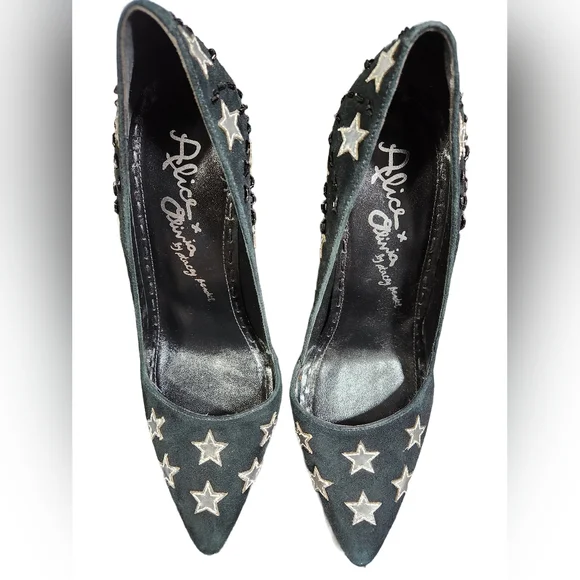 Alice + Olivia Black Star Heels - Picture 4 of 5